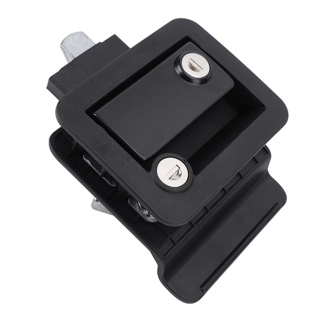 RV Door Lock Zinc Alloy with Back Locking Switch Enhanced Security for Motor Home Travel Trailer