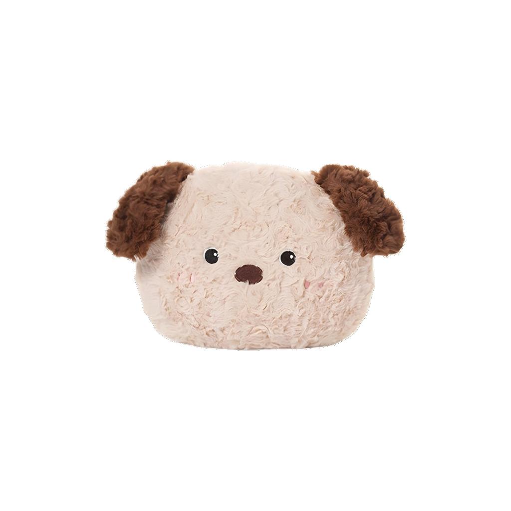 Winter Warm Plush Car Seat Cushion Universal Seat Supports Car Headrest Neck Pillow Plush Dog Cartoon Comfortable Waist Pillow