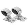 2PCS Stanchion Hand Rail Fitting 316 Stainless Steel Mirror Polishing Rustproof for Boat Yacht Marine