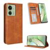 Flip Cover For Motorola Moto Edge 40 Leather Case [Flip Vintage Leather] Wallet Shockproof Durable Retro Phone Case