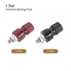 Uxcell Terminal Binding Post Усилитель Терминал Соединитель Jack Динамик Черный Красный 1 Набор