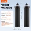VEVOR Water Filters Replacement, Purification Elements, Activated Carbon Replacement Filters, Easy to Replace Water Filter