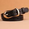 Women's Genuine Leather Casual Pin Buckle Belt - Versatile Korean Cowhide Waist Seal