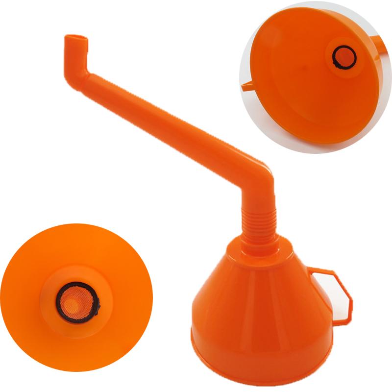 Воронка для заправки с фильтром, съемный шланг, воронка для заправки моторного масла автомобиля, мотоцикла, воронка с длинным горлом, инструменты для ремонта автомобиля