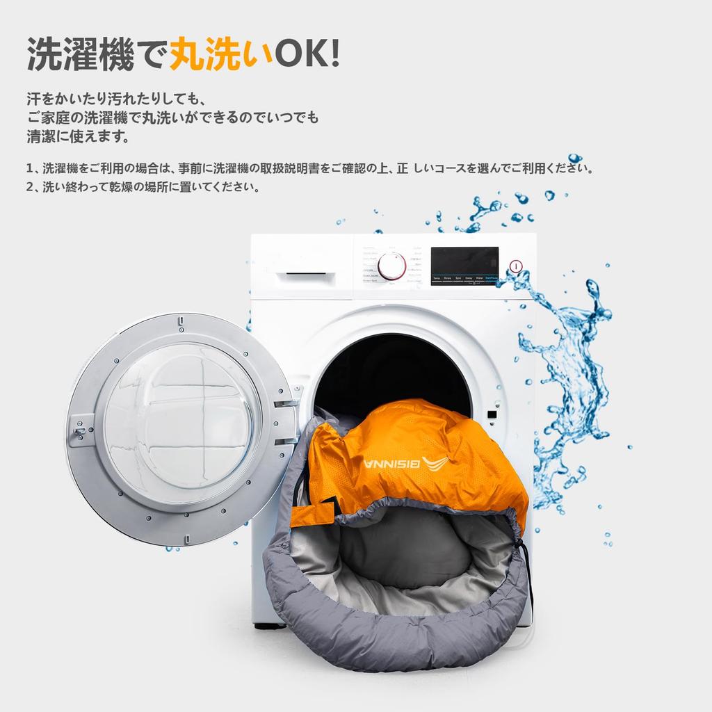 BISINNA Летний спальник 210T для автомобиля и кемпинга в комплекте с подушкой и хранением Комфортный температурный мешок, типа конверт, легкий,