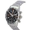 Citizen Мужские часы Eco-Drive с хронографом из нержавеющей стали с черным циферблатом CA0790-83E 100M