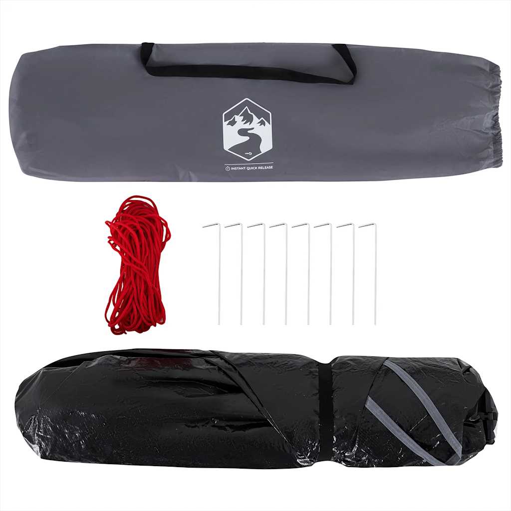 Beach Tent for 3 Persons Grey Quick Release Waterproof
