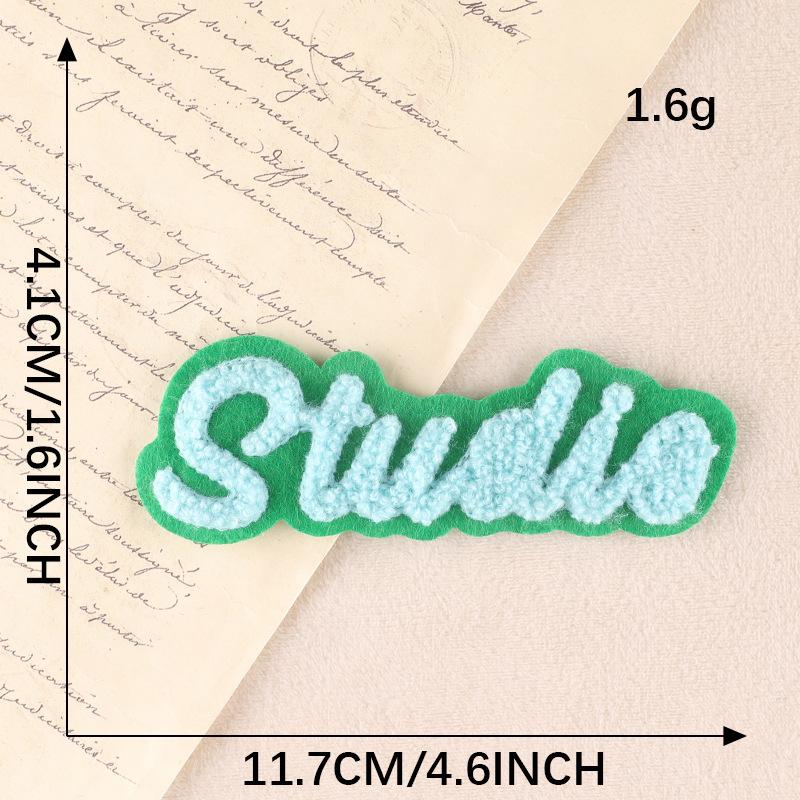 Вышитая этикетка с английскими буквами, нашивка на полотенце, вышитый значок, тканевая этикетка, аксессуары для одежды, сшитая своими руками, вышитая наклейка на ткань