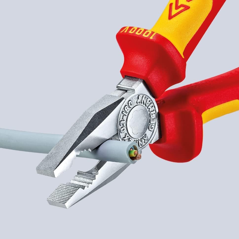 KNIPEX Изолированные комбинированные плоскогубцы 1000 В, длина 160 мм, 0306-160