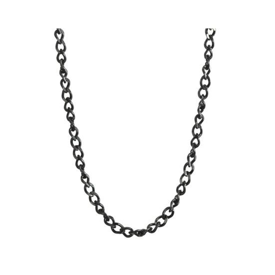 Цепочка-ожерелье для мужчин и женщин, серебряная, золотая, черная, тонкая, кабельная, хип-хоп, украшения для свиданий, ежедневных, банкетных, вечеринок