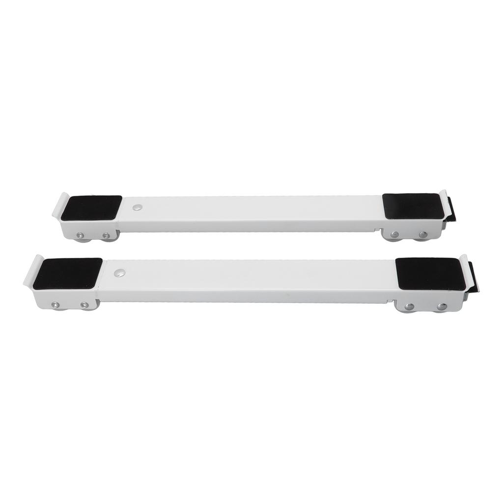 2 шт. Ролик для мебели и бытовой техники Стальной 300 кг грузоподъемность Раздвижная основа для перемещения машин для посудомоечной машины