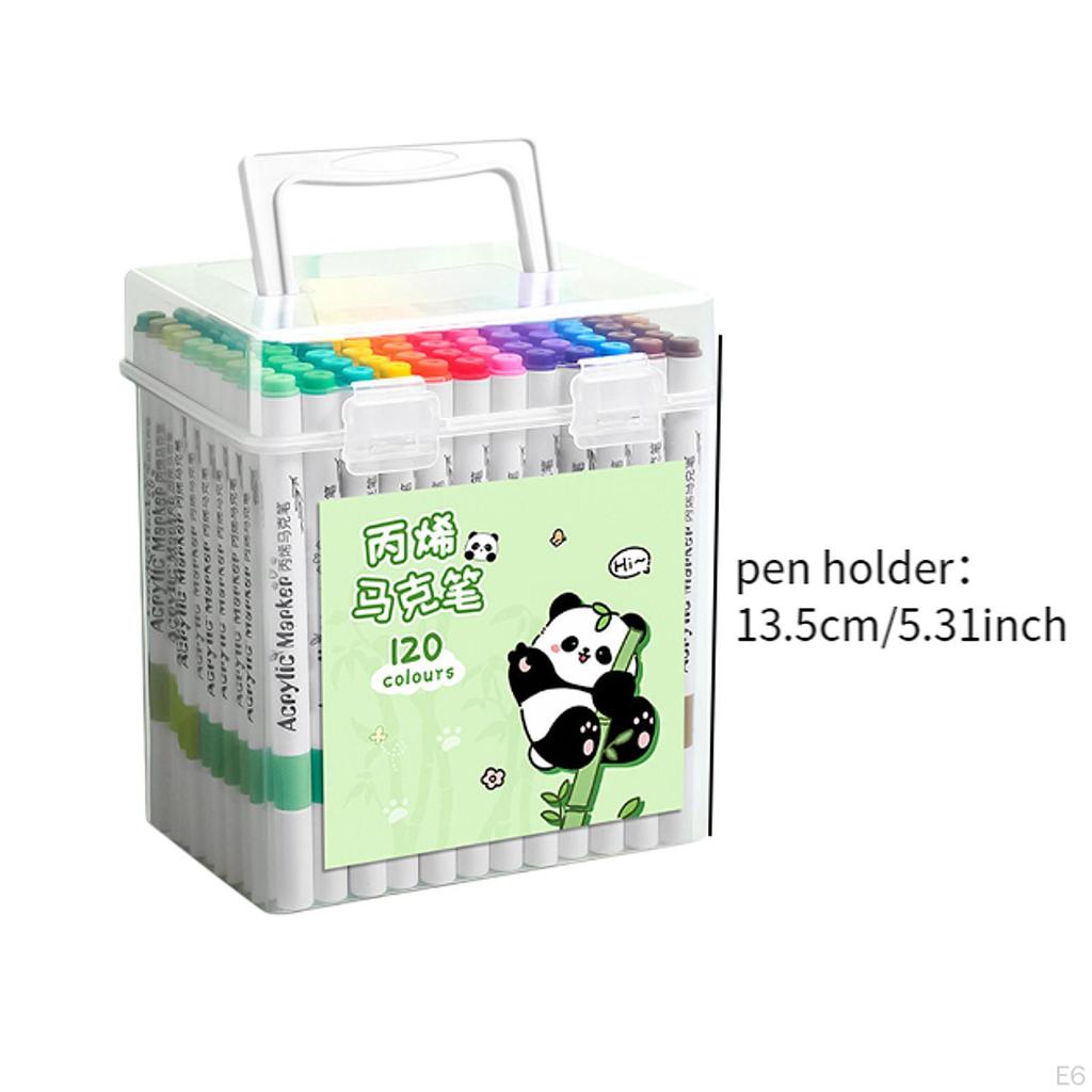 Acrylic Paint Markers Pens for Children Adults Quick Drying Drawing with