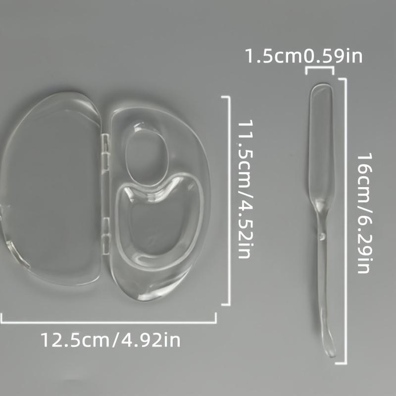 Foldable Liquid Foundation Palette Acrylic Makeup Tool Kit Mixing Cream Rod Set Storage Test Palette Cosmetic Beauty Accessories