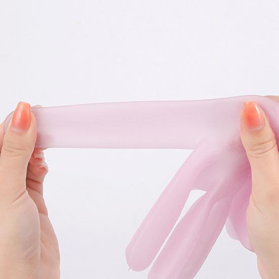 2 пары увлажняющих перчаток, водонепроницаемые, многоразовые, герметичные, эластичные, восстанавливающие, смягчающие сухие потрескавшиеся руки, женские, лосьон-гель, спа-перчатки