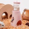 Portable Plastic Hamster Water Dispenser 3Colors Non Slip Bottle Dispenser Automatic Leak-proof Double Ball Design