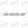Металлический 3D Значок Буква Логотип Для Ford Fiesta Edge Наклейка На Задний Багажник Кузова Автомобиля Эмблема Глянцевый Черный Аксессуары