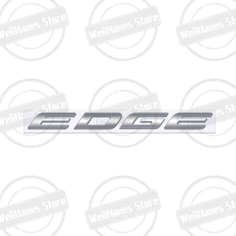 Металлический 3D Значок Буква Логотип Для Ford Fiesta Edge Наклейка На Задний Багажник Кузова Автомобиля Эмблема Глянцевый Черный Аксессуары