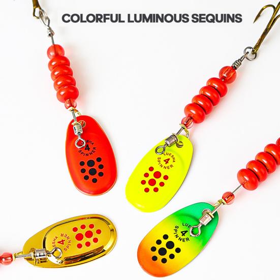 5 шт. Металлические вращающиеся блесны для рыбалки с тройным крючком, мини-размер, портативные воблеры, джиг-ложки, рыболовные аксессуары