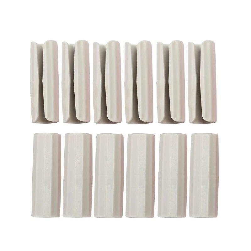 12PCS BedSheet Clips Plastic Slip-Resistant Clamp Quilt Bed Clipper Cover Grippers Fasteners Mattress Holder for Sheets Home