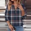 Women's Long Sleeve Button Down T Shirts V Neck Casual Tunic Tops Women Casual Tops