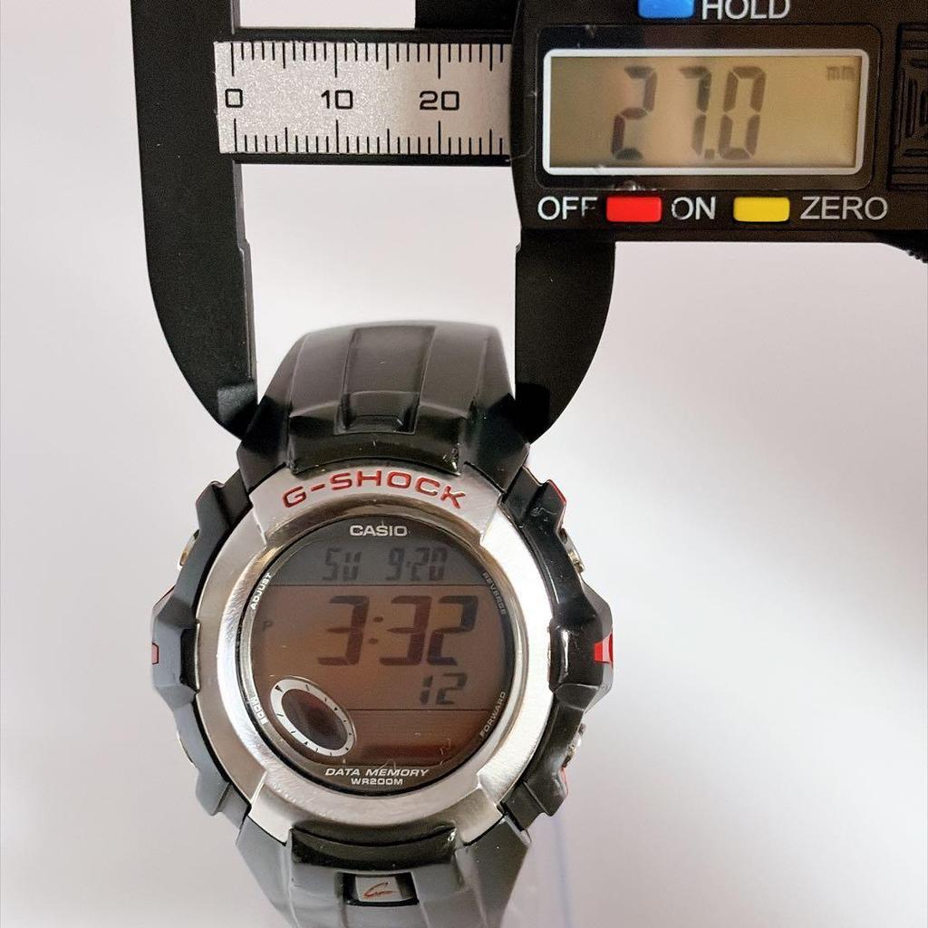Б/У Редкие Новая Батарея Casio G-SHOCK Красно-Черные Мужские Часы Y2K