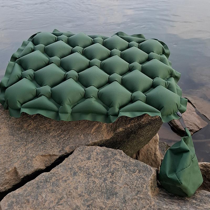 Inflatable Mattress For Sitting Outdoor Ultralight Seat Cushion Camping Sitting Pad Air Mat For Hiking Backpacking