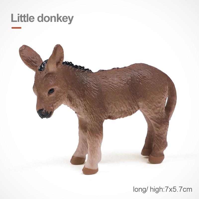 Имитация Фермерских Животных Домашняя Птица Корова Свинья Собака Курица Утка Гусь Детеныш Фигурки Модель Фигурки Развивающая Игрушка Для Детей