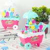 Magic Ice Cream Cart Toy for Girls DIY Candy Maker Playset Mini Handcart Perfect for Halloween Christmas Role Play Home Party