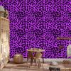 Purple Animal Skin Wallpaper, Purple and Plum, 50x1000