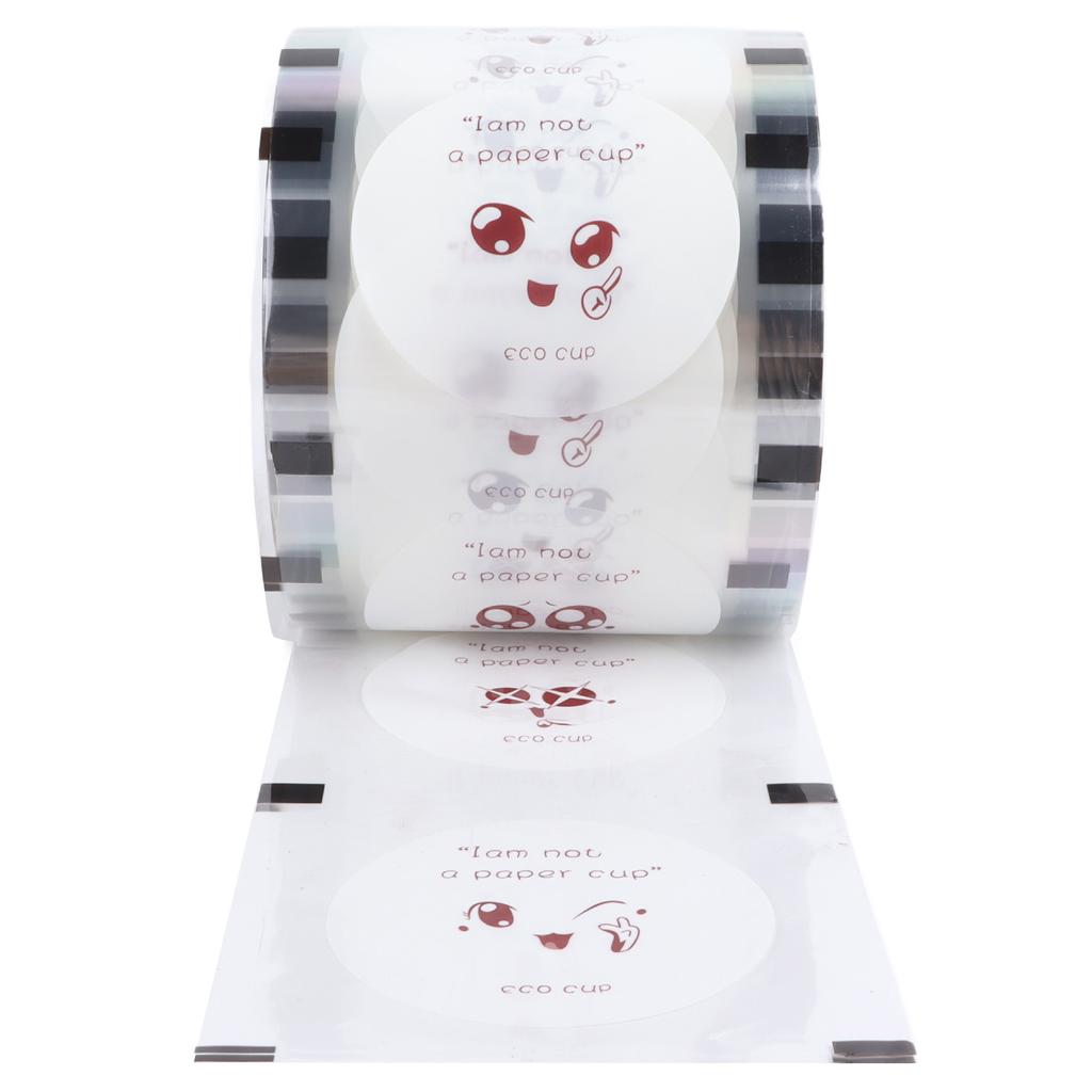 Cup Sealing Film Disposable Plastic Milk Tea Cup Sealer Film for 2500 Cups 90 To 95mm Diameter Cups