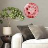 Personalized Round Glass Wall Clock 30cm Custom Text/Photo Silent Non-Ticking Contemporary Decor