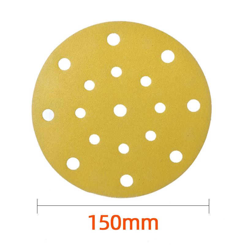ATPRO 6-inch 17-hole Sandpaper - 150mm Abrasive Disc With Hook Fastening For Polishing - 80 Mesh To 600 Mesh