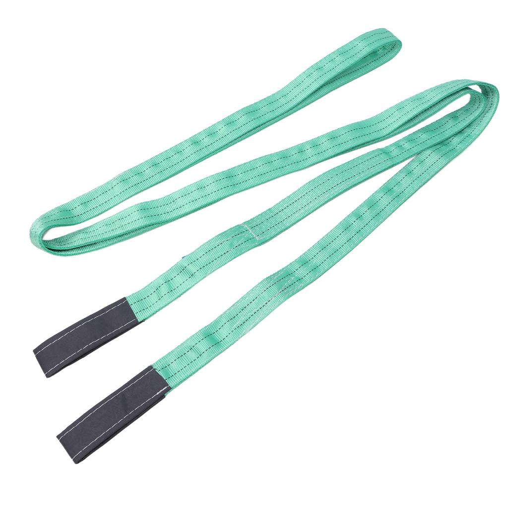 Lift Sling Strap 6M 2T Load Bearing Reinforced Loop Polyester High Strength Rigging Lifting Strap for Crane Hoist