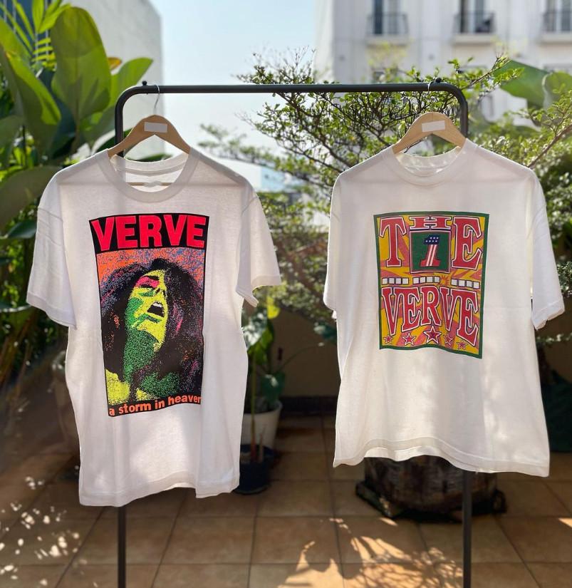 The Verve II Шторм в небе Мяч в игре Все размеры BL233 ПАРНАЯ РУБАШКА Унисекс Футболка