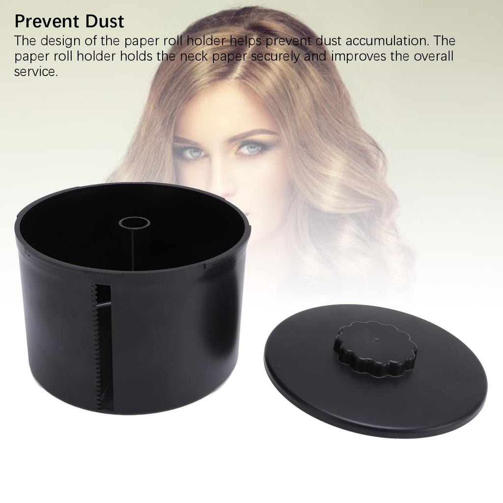 Neck Strips Dispenser Barber Neck Paper Roll Holder Disposable Scarf Paper Container for Hair Salon