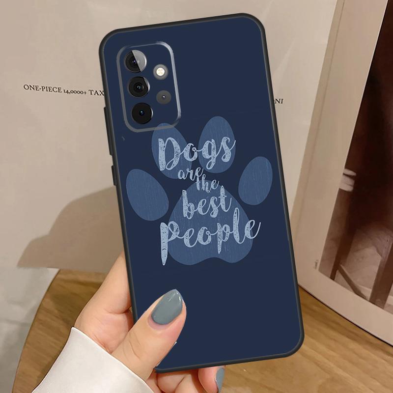 Dog foot print Paw Colorful Pattern Phone Case For Samsung Galaxy A32 A52 A12 A53 A33 A23 A13 A54 A34 A14 A51 A15 A25 A35 A55