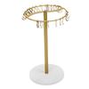 Headband Holder Organizer Metal Hair Hoop Display Stand Hair Accessories Storage Rack with 30 Hanging Hooks for Home