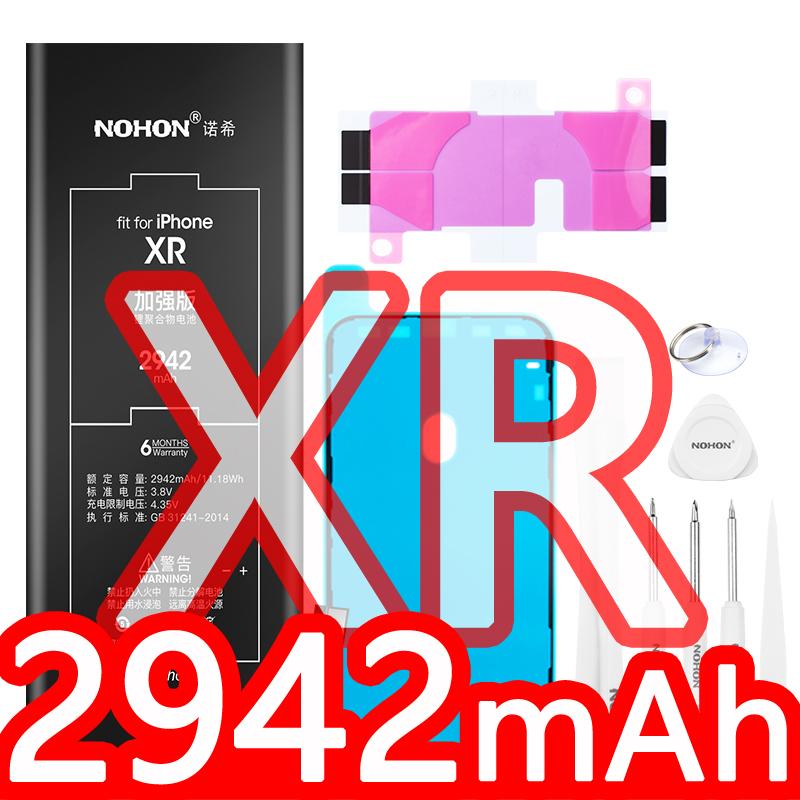 NOHON Battery For iPhone 6 7 8 Plus X XR XS XSMAX 11 Pro Replacement Original Capacity Polymer Mobile Phone Battery