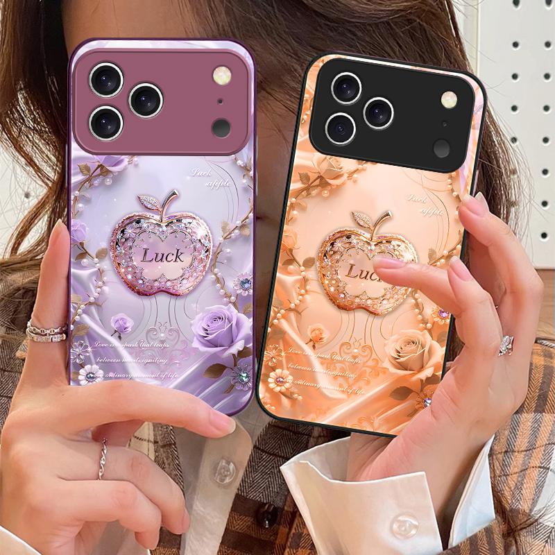 Удачная и Романтическая Любовь Для iPhone 17 Air 16 E 15 14 13 Plus 12 mini 11 17 Pro Max XR Xs Max 16E 7 8 Чехол для телефона из закаленного стекла