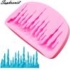 Silicone Mold Icicle Ice Design Shape Cake Decoration Fondant Chocolate Cookie Kitchen Baking