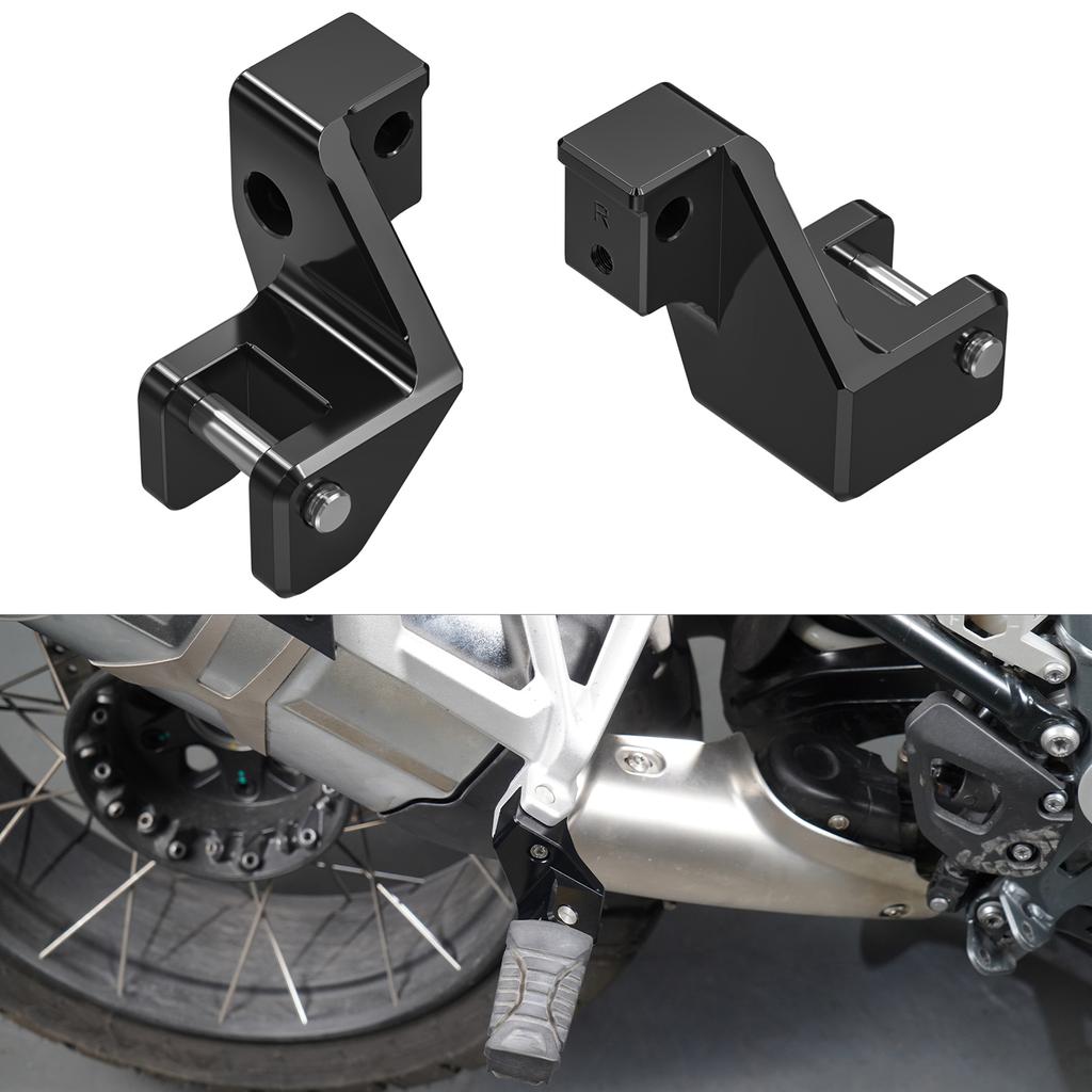 For 2018-2023 BMW R1250GS 40mm Lower Footrests Footpeg Lowering Brackets for BMW R1250GS Adventure 2018 2019 2021 2022 2023 2024
