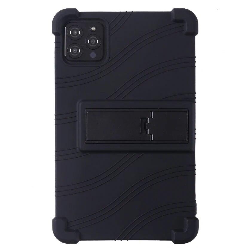 For PRITOM B8 Tablet 8.0 Inch Tablet Case Super Shockproof Soft Silicone Protective Case Stand Cover Drop Resistance