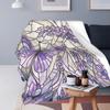 Lavender Morning Bliss Blanket Flannel Sofa Throw Blanket Lightweight for Couch Bedding Outdoor Throws Bedspread Quilt