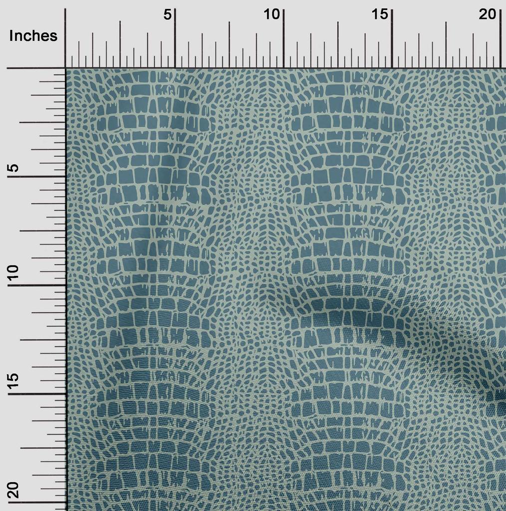 oneOone Хлопковая гибкая ткань лаймово-зеленого цвета, крокодиловая кожа животных, принадлежности для квилтинга, ткань для шитья с принтом в ярдах, 40 дюймов