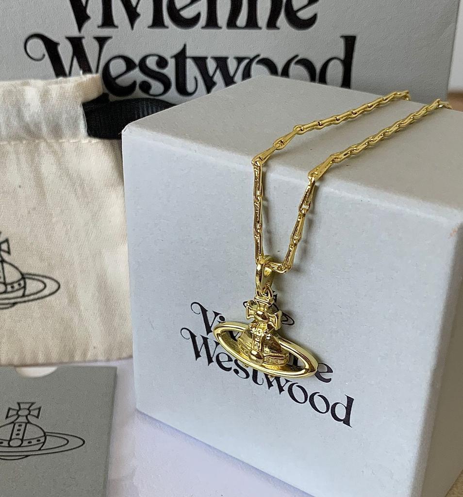 Vivienne Westwood Коллекция Suzie Рельефное Серебряное Ожерелье и Браслет U-образной и Геометрической Формы Медный Материал Гальванизированная Цепочка для Ключицы