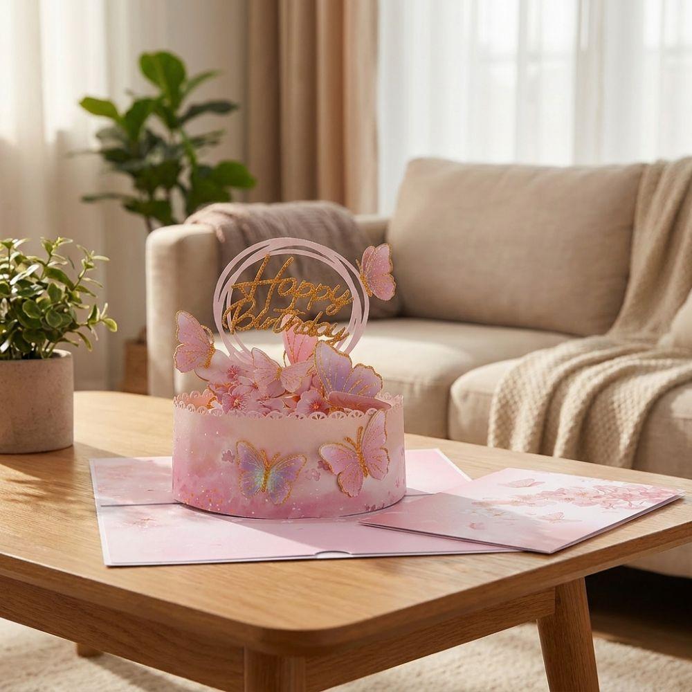 with Envelope Butterfly Birthday Card Stereo Card Thank You Card  Desktop Decoration