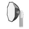 Софтбокс Godox Mini Octagonal Softbox, совместимый с рассеивателем вспышки Godox Lux Master Retro Camera Flash LM-S25,