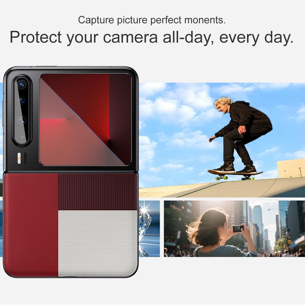 Для Huawei Pura X Glass IMAK Black Version High Definition Glass Lens Film Self-positioning Version + Наклейка на заднюю стеклянную панель