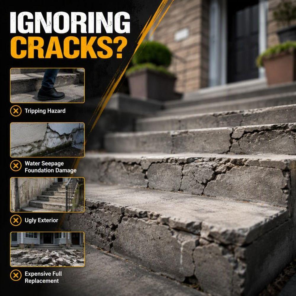 Waterproof Cement Repair Adhesive 100g Spackle Wall Repair Concrete Step Repair Adhesive Outdoor