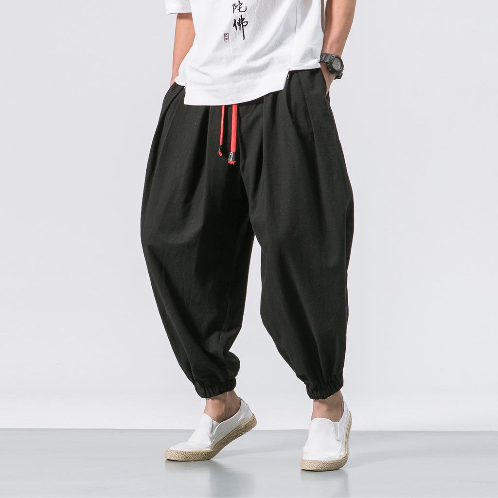 Men's Summer Loose Wide Leg Pants Fashionable and Comfortable Trousers